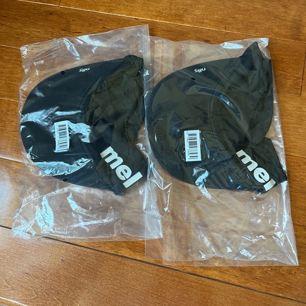PAIR OF NWT Black Melanin Visor Hats OS - Picture 2 of 4